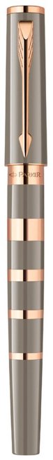 Ручка-5й пишущий узел Parker Ingenuity S F503 Ring Taupe & Metal PGT