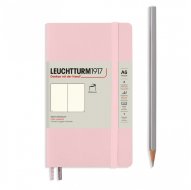 Записная книжка Leuchtturm Pocket A6 (нелинованная), 123 стр., мягкая обложка, розовая