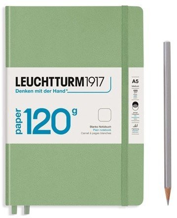 Блокнот Leuchtturm Edition А5 (нелинованный), 203 стр., твердая обложка, пастельный зеленый Блокнот Leuchtturm Edition А5 (нелинованный), 203 стр., твердая обложка, пастельный зеленый