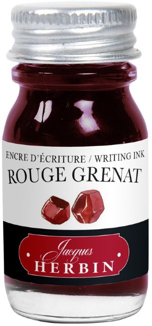 Чернила в банке Herbin, 10 мл, Rouge grenat Гранатовый Чернила в банке Herbin, 10 мл, Rouge grenat Гранатовый