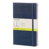 Блокнот Moleskine CLASSIC, нелинованный, синий сапфир