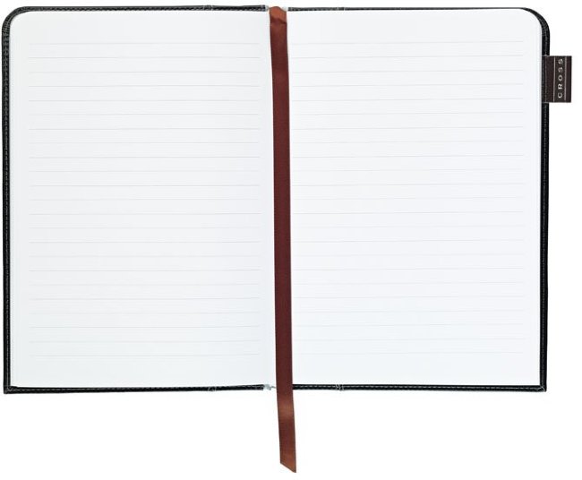 Записная книжка Cross, A5, черная, мини ручка, 250 страниц в линейку Записная книжка Cross, A5, черная, мини ручка, 250 страниц в линейку
