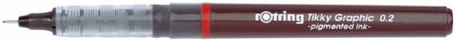 Набор ручек капиллярных Rotring Tikky Graphic 1904811 черные чернила Набор ручек капиллярных Rotring Tikky Graphic 1904811 черные чернила