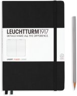 Записная книжка Leuchtturm A5 (в линейку), 251 стр., твердая обложка, черная