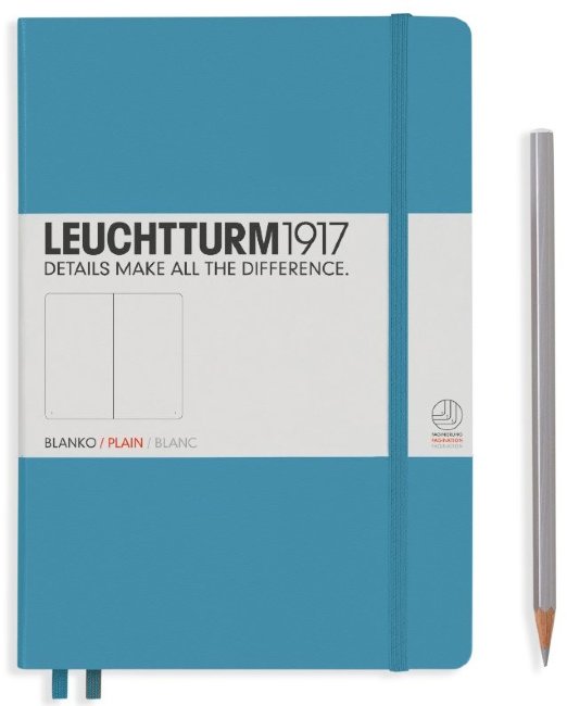 Блокнот Leuchtturm Edition А5 (нелинованный), 203 стр., твердая обложка, нордический синий Блокнот Leuchtturm Edition А5 (нелинованный), 203 стр., твердая обложка, нордический синий