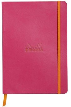Записная книжка Rhodiarama в мягкой обложке, A5, точка, 90 г, Raspberry малиновый