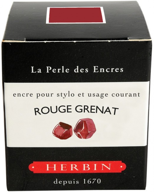 Чернила в банке Herbin, 30 мл, Rouge grenat Гранатовый Чернила в банке Herbin, 30 мл, Rouge grenat Гранатовый