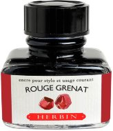 Чернила в банке Herbin, 30 мл, Rouge grenat Гранатовый