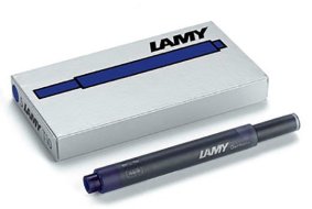 Картридж для перьевых ручек Lamy T10, сине-черный, 5 шт