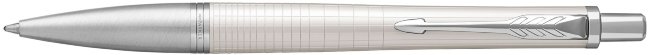 Подарочный набор: шариковая ручка Parker Urban Premium Pearl Metal Chiselled CT + блокнот Подарочный набор: шариковая ручка Parker Urban Premium Pearl Metal Chiselled CT + блокнот