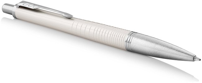Подарочный набор: шариковая ручка Parker Urban Premium Pearl Metal Chiselled CT + блокнот Подарочный набор: шариковая ручка Parker Urban Premium Pearl Metal Chiselled CT + блокнот
