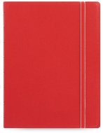 Тетрадь Filofax CLASSIC BRIGHT A5 PU 56л линейка, съемные листы, спираль двойная, красный