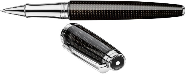 Ручка-роллер Caran d`Ache Leman de Nuit RH, подарочная коробка Ручка-роллер Caran d`Ache Leman de Nuit RH, подарочная коробка