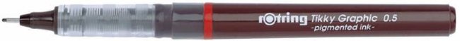 Набор ручек капиллярных Rotring Tikky Graphic 1904812 черные чернила