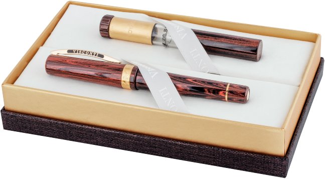 Перьевая ручка Visconti Voyager 30 Black/Orange Vermeil Limited Edition Перьевая ручка Visconti Voyager 30 Black/Orange Vermeil Limited Edition