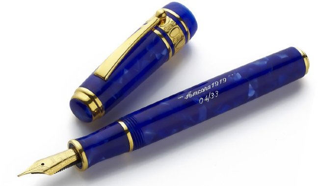 Ручка перьевая Ancora Maxima 80th Anniversary Blue (Максима 80–летие) Ручка перьевая Ancora Maxima 80th Anniversary Blue (Максима 80–летие)