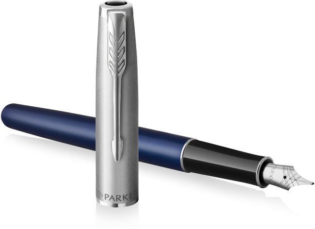 Перьевая ручка Parker Sonnet Entry Metal & Blue Lacquer Перьевая ручка Parker Sonnet Entry Metal & Blue Lacquer