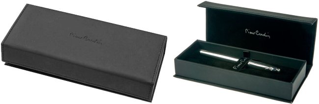 Шариковая ручка Pierre Cardin Excellent оружейный хром, черный лак Шариковая ручка Pierre Cardin Excellent оружейный хром, черный лак