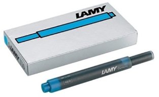 Картридж для перьевых ручек Lamy T10, бирюзовый, 5 шт