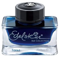 Флакон с чернилами для ручек перьевых Pelikan Edelstein EIV Topaz, ярко-синие чернила 50 мл