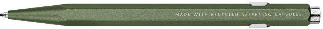 Шариковая ручка Caran d`Ache Office 849 Nespresso Edition 2 Green India, подарочная коробка Шариковая ручка Caran d`Ache Office 849 Nespresso Edition 2 Green India, подарочная коробка
