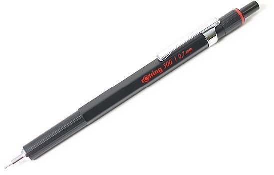 Карандаш механический Rotring 300 1904724 0.7мм черный Карандаш механический Rotring 300 1904724 0.7мм черный
