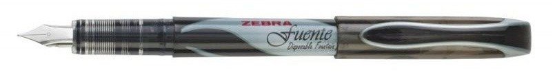 Ручки перьевые Zebra FUENTE, черные чернила (12 штук)
