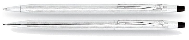 Набор Сross Century Classic: шариковая ручка и механический карандаш, Lustrous Chrome