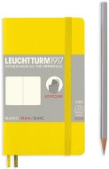 Записная книжка Leuchtturm Pocket A6 (нелинованная), 123 стр., мягкая обложка, лимонная