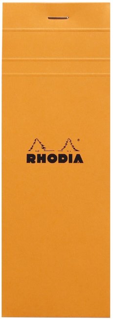 Блокнот Rhodia Basics №8, 7,4х21, клетка, 80 г, оранжевый Блокнот Rhodia Basics №8, 7,4х21, клетка, 80 г, оранжевый