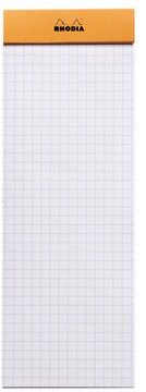 Блокнот Rhodia Basics №8, 7,4х21, клетка, 80 г, оранжевый Блокнот Rhodia Basics №8, 7,4х21, клетка, 80 г, оранжевый