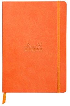 Записная книжка Rhodiarama в мягкой обложке, A5, точка, 90 г, Tangerine оранжевый Записная книжка Rhodiarama в мягкой обложке, A5, точка, 90 г, Tangerine оранжевый