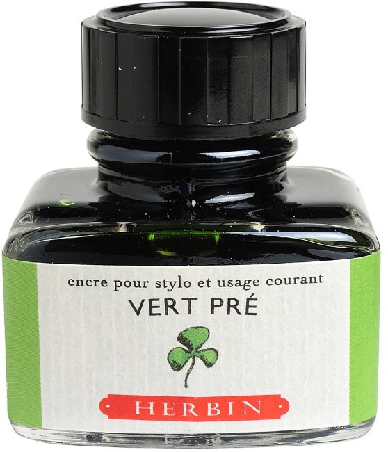 Чернила в банке Herbin, 30 мл, Vert pré Салатовый Чернила в банке Herbin, 30 мл, Vert pré Салатовый