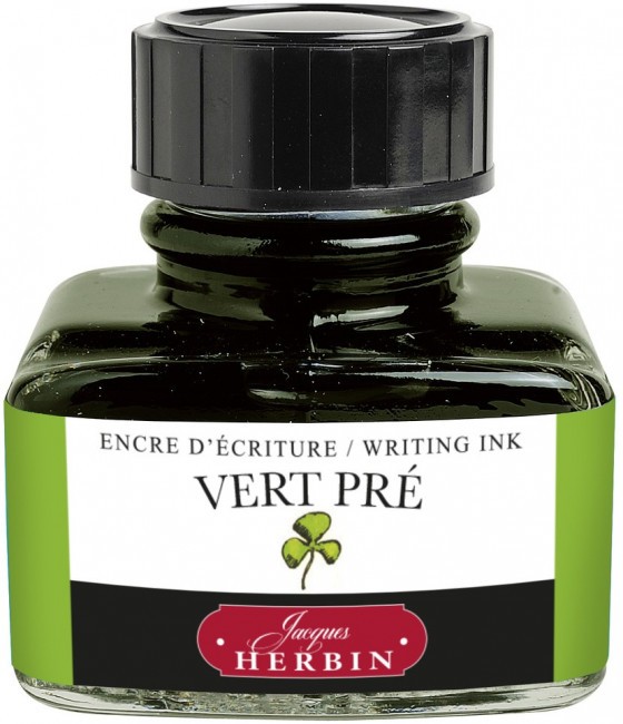 Чернила в банке Herbin, 30 мл, Vert pré Салатовый Чернила в банке Herbin, 30 мл, Vert pré Салатовый