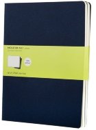 Блокнот Moleskine CAHIER JOURNAL XLarge, нелинованный, синий индиго (3шт)