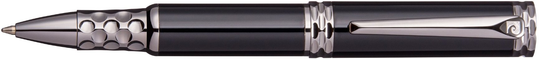 Шариковая ручка Pierre Cardin Monarque черный лак, оружейный хром
