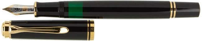 Перьевая ручка Pelikan Souveran M 400, Black GT, перо М