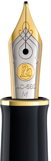 Перьевая ручка Pelikan Souveran M 400, Black GT, перо М