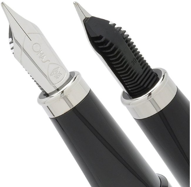 Ручка перьевая Omas 360 New 2007 Black Ручка перьевая Omas 360 New 2007 Black