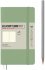 Записная книжка Leuchtturm Pocket A6 (нелинованная), 123 стр., мягкая обложка, пастельно-зеленая