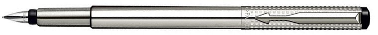 Перьевая ручка Parker Vector Premium F181, Shiny SS Chiseled CT