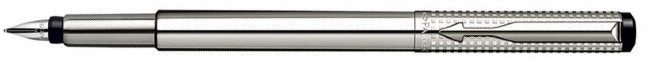 Перьевая ручка Parker Vector Premium F181, Shiny SS Chiseled CT