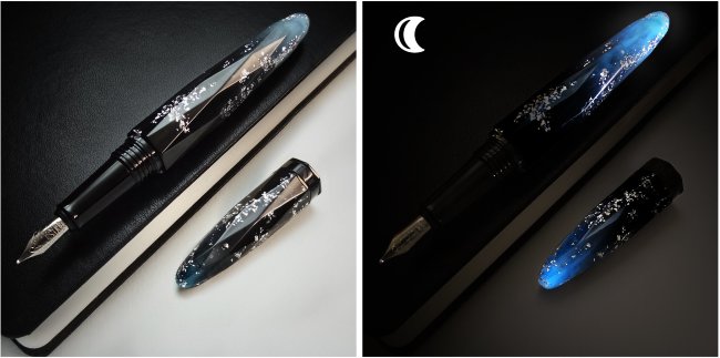 Перьевая ручка BENU Briolette Luminous Blue Перьевая ручка BENU Briolette Luminous Blue