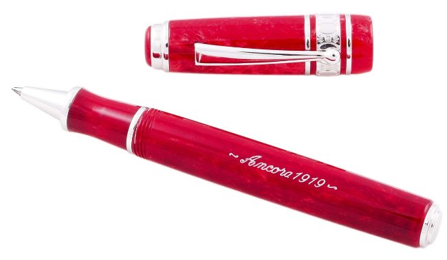 Ручка-роллер Ancora Maxima Color Darkred Silver Ручка-роллер Ancora Maxima Color Darkred Silver