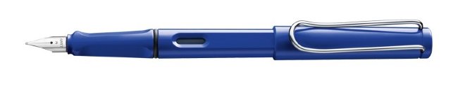Комплект: Ручка перьевая Lamy Safari синий с упаковками синих и черных картриджей Комплект: Ручка перьевая Lamy Safari синий с упаковками синих и черных картриджей