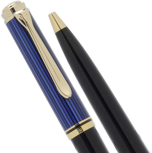 Ручка шариковая Pelikan Souveraen K 800, черный/синий, подарочная коробка Ручка шариковая Pelikan Souveraen K 800, черный/синий, подарочная коробка