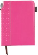 Записная книжка Cross, A5, розовая , мини ручка, 250 страниц в линейку