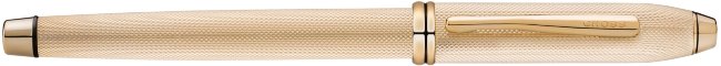 Перьевая ручка Cross Townsend Anniversary LE, Heavy Gold Plate