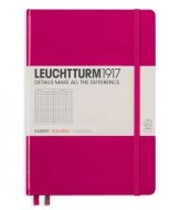 Записная книжка Leuchtturm A5 (в клетку), 251 стр., твердая обложка, фуксия
