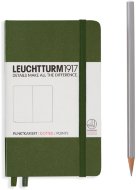 Записная книжка Leuchtturm A6 (в точку), 187 стр., твердая обложка, темно-синяя